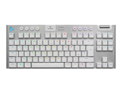 Klawiatura Logitech G915 TKL Lightspeed Tactile biały